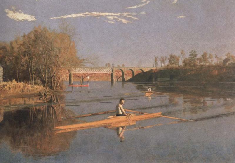 Thomas Eakins max schmitt in a single scull China oil painting art